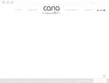 Tablet Screenshot of cana.pl